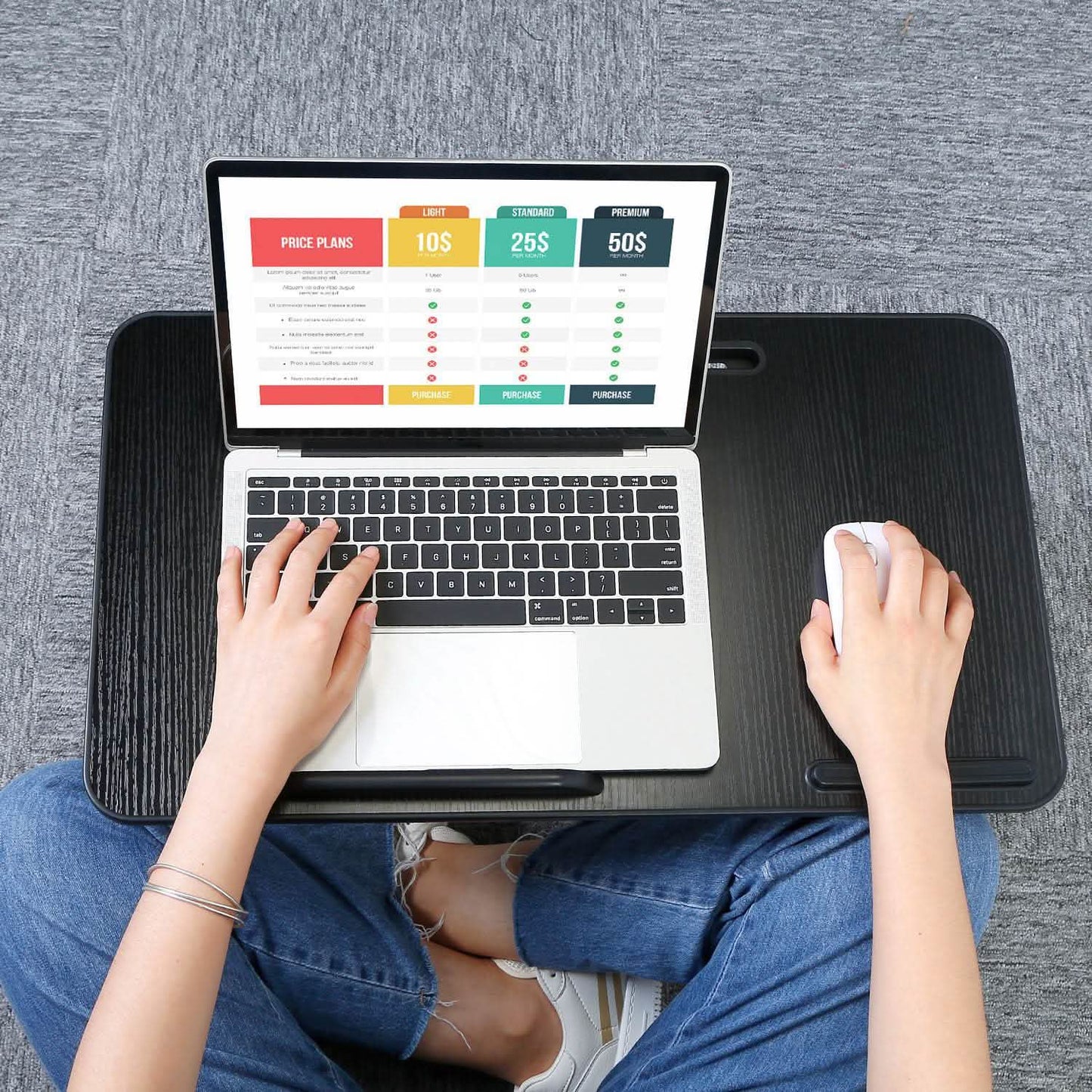 Foldable Laptop Stand Height Angle DailySale