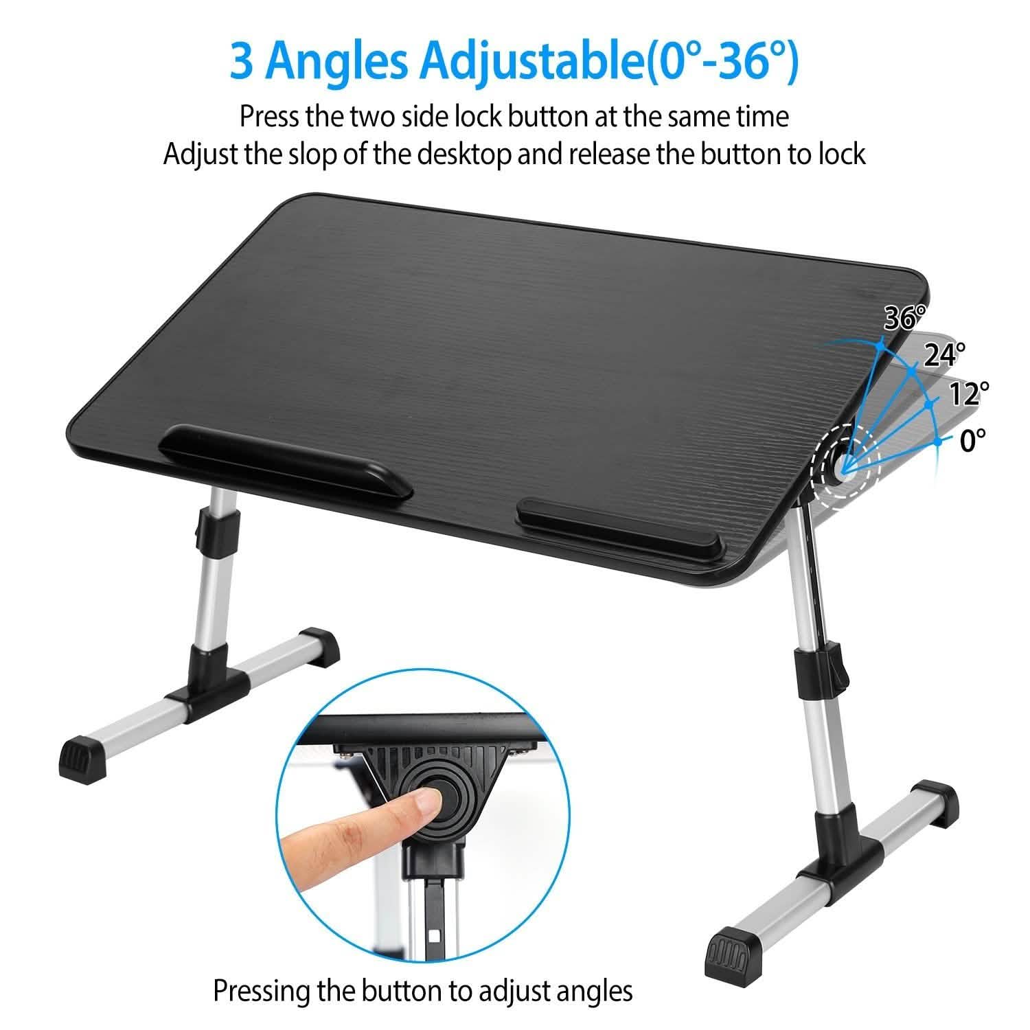 Foldable Laptop Stand with Adjustable Height Angle DailySale