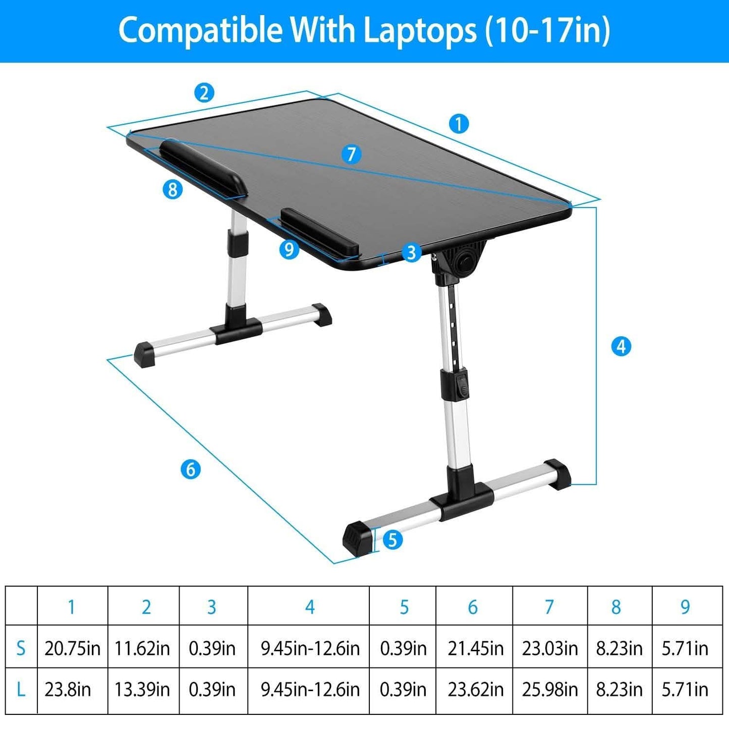 Foldable Laptop Stand with Adjustable Height Angle DailySale