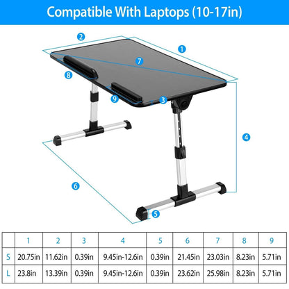 Foldable Laptop Stand with Adjustable Height Angle DailySale