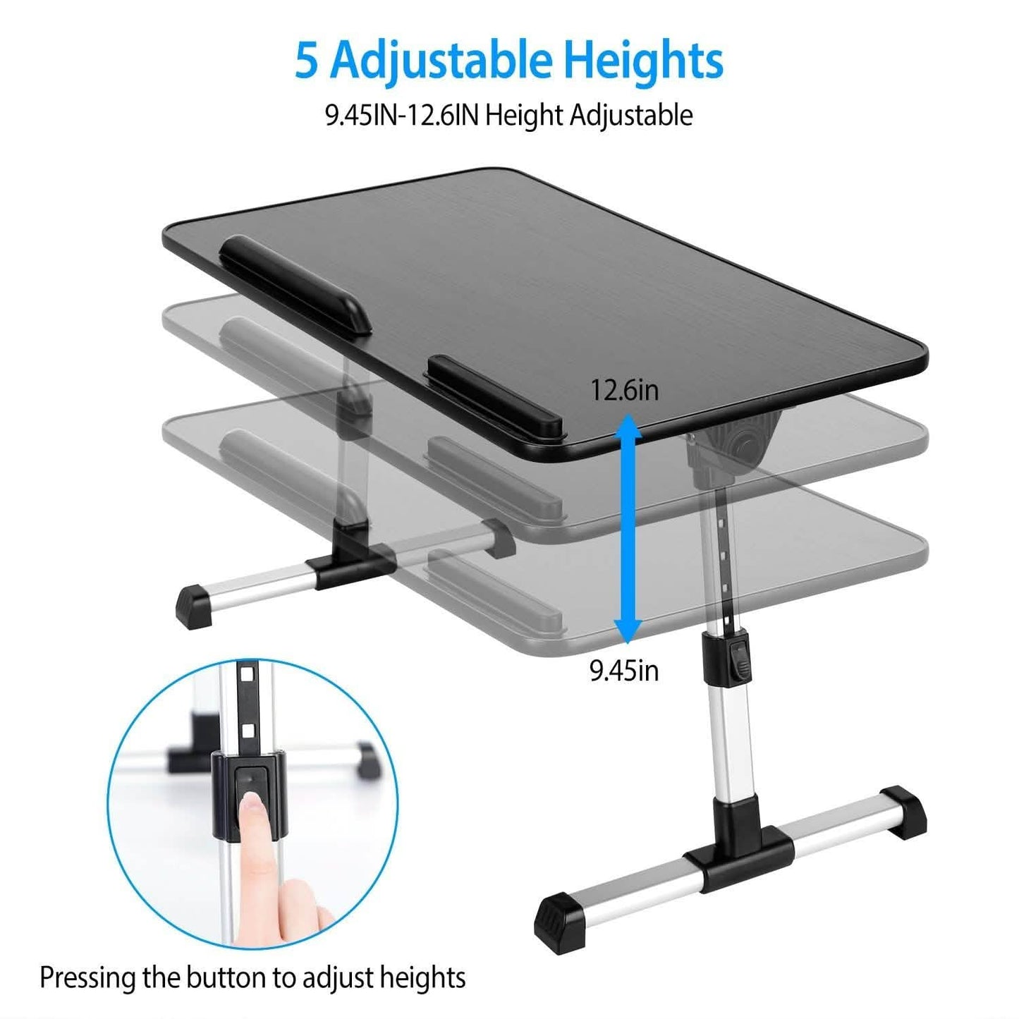 Foldable Laptop Stand with Adjustable Height Angle DailySale
