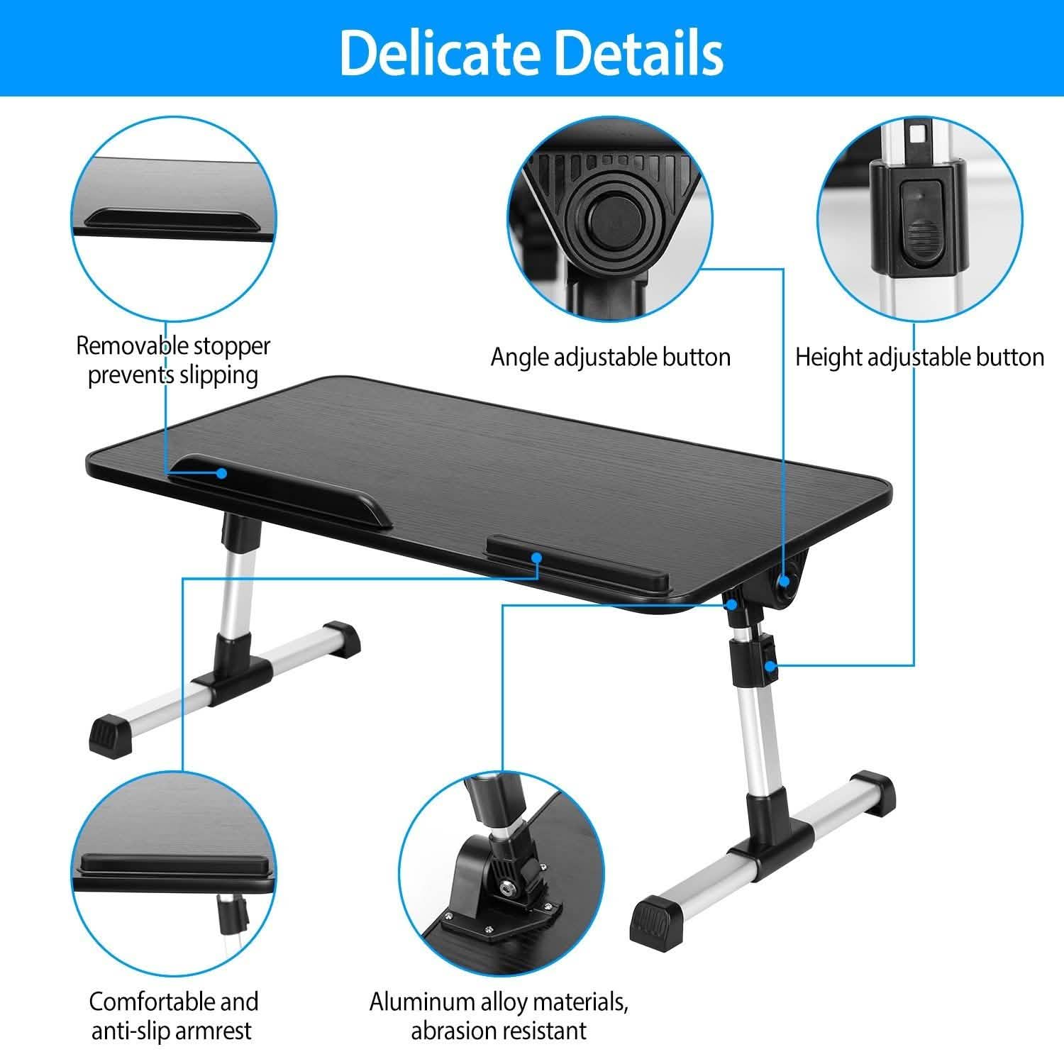 Foldable Laptop Stand with Adjustable Height Angle DailySale