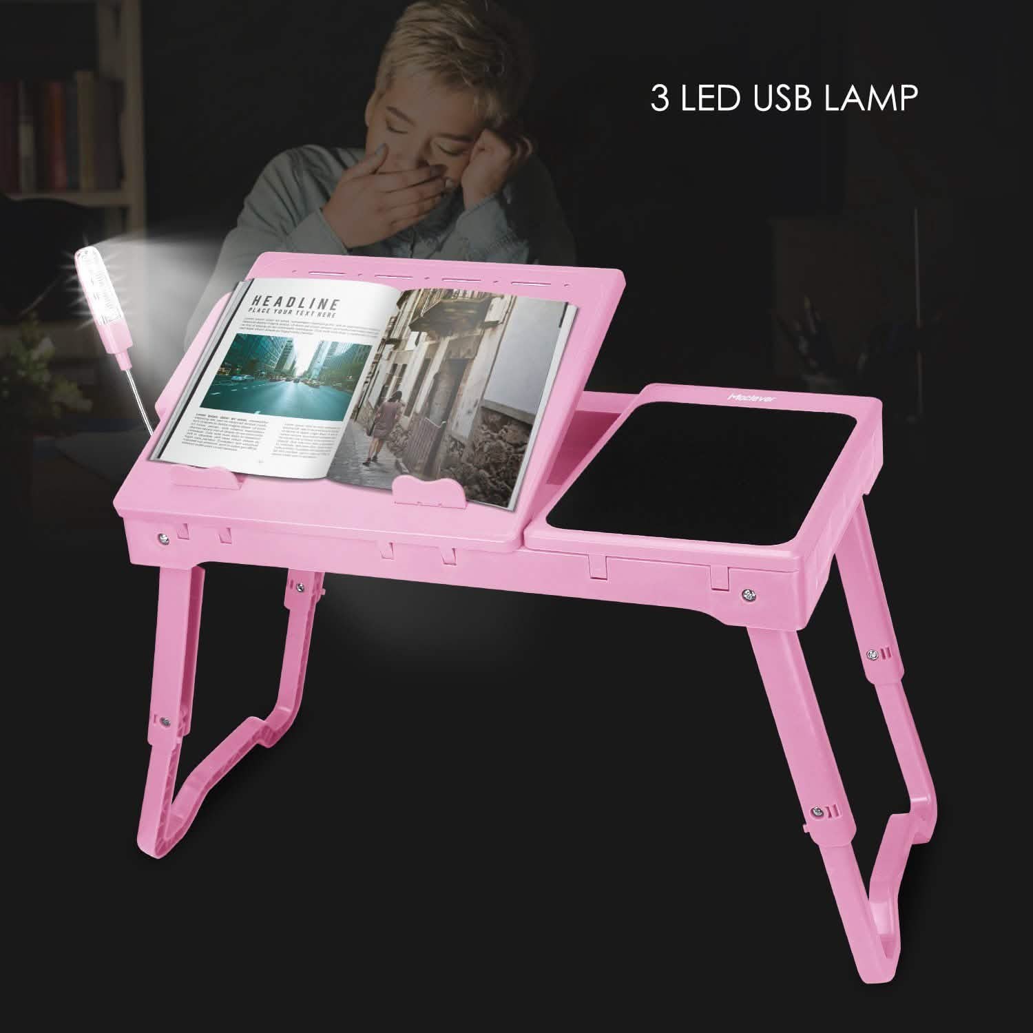 Foldable Laptop Table Bed Notebook Desk DailySale