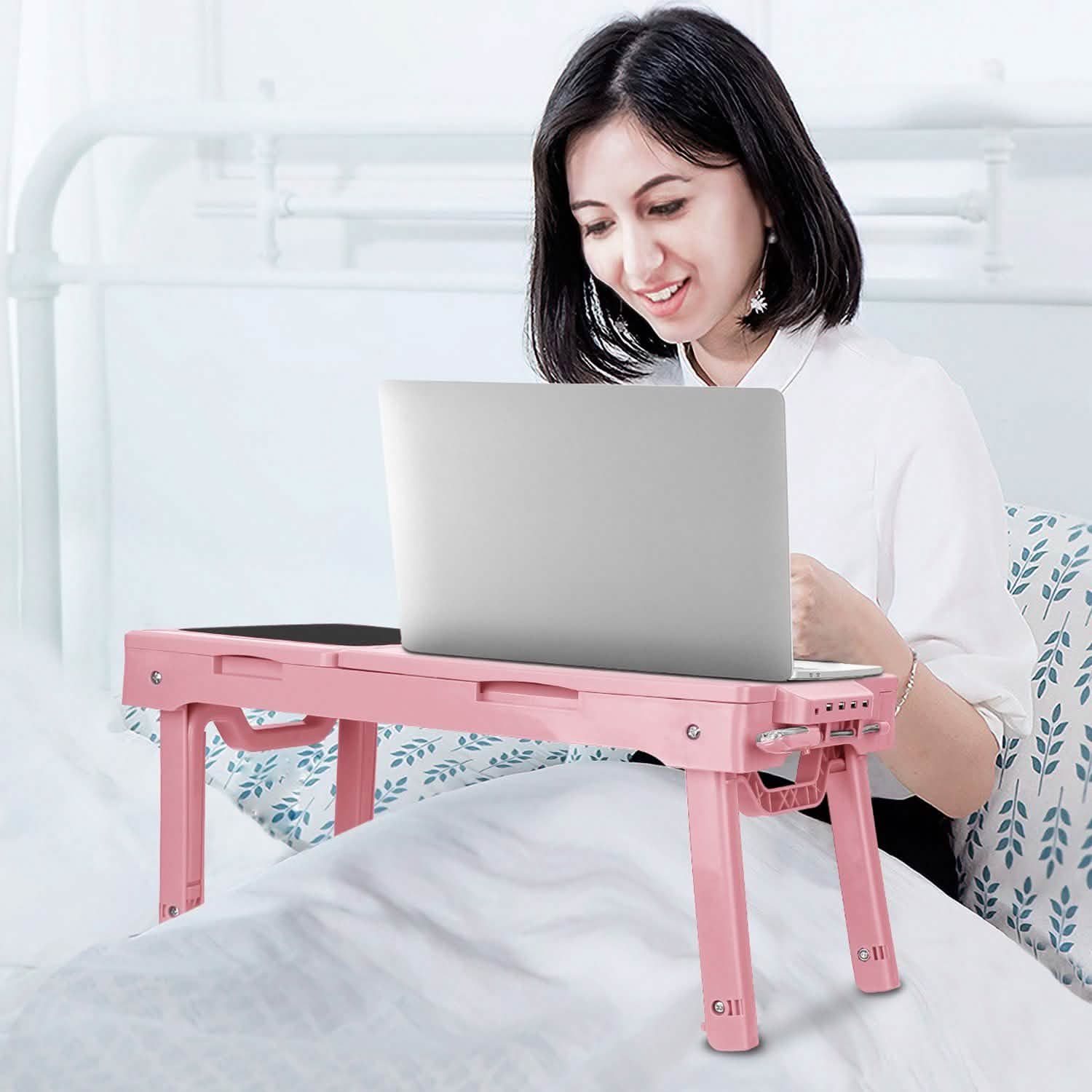 Foldable Laptop Table Bed Notebook Desk DailySale