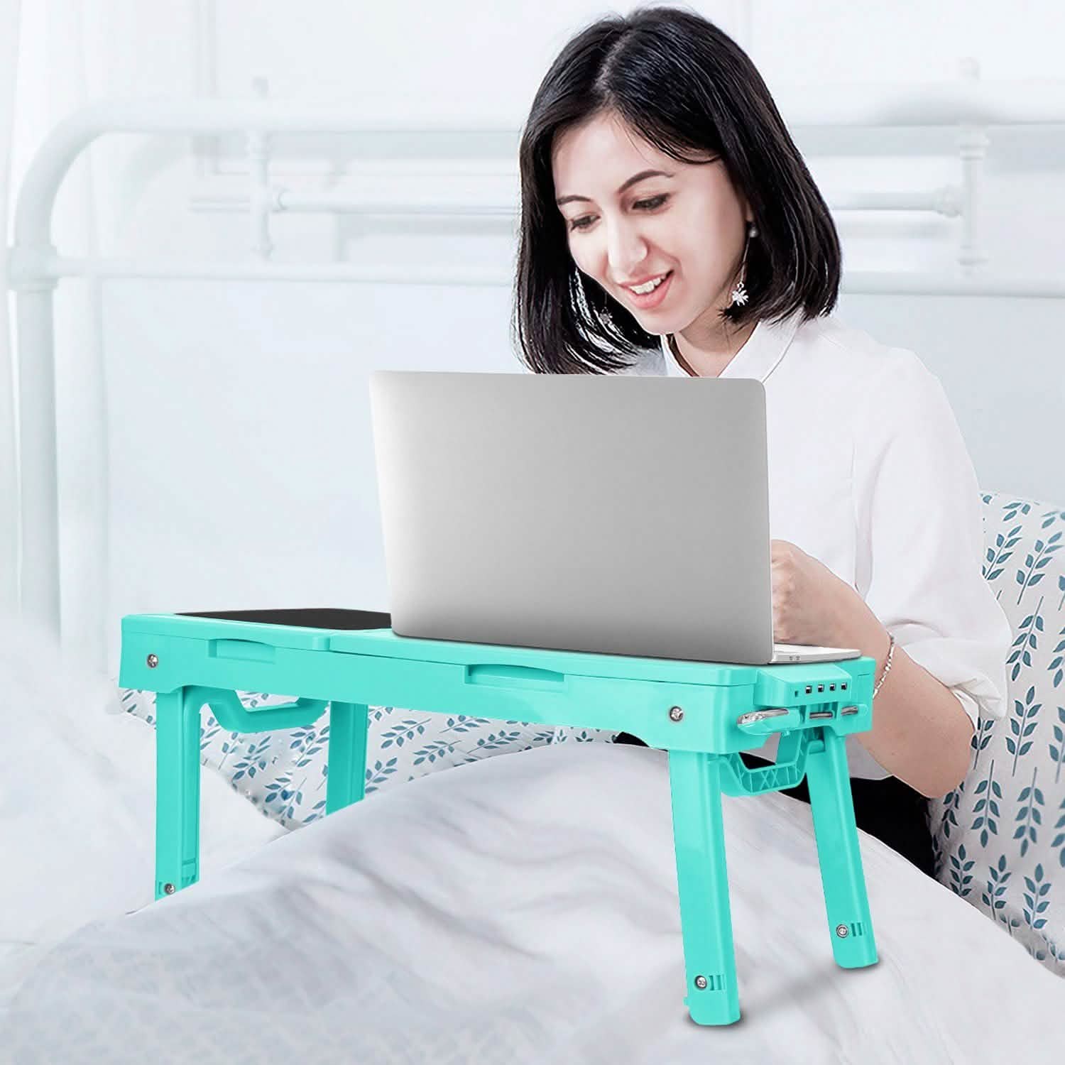 Foldable Laptop Table Bed Notebook Desk DailySale