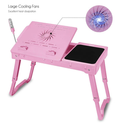 Foldable Laptop Table Bed Notebook Desk DailySale