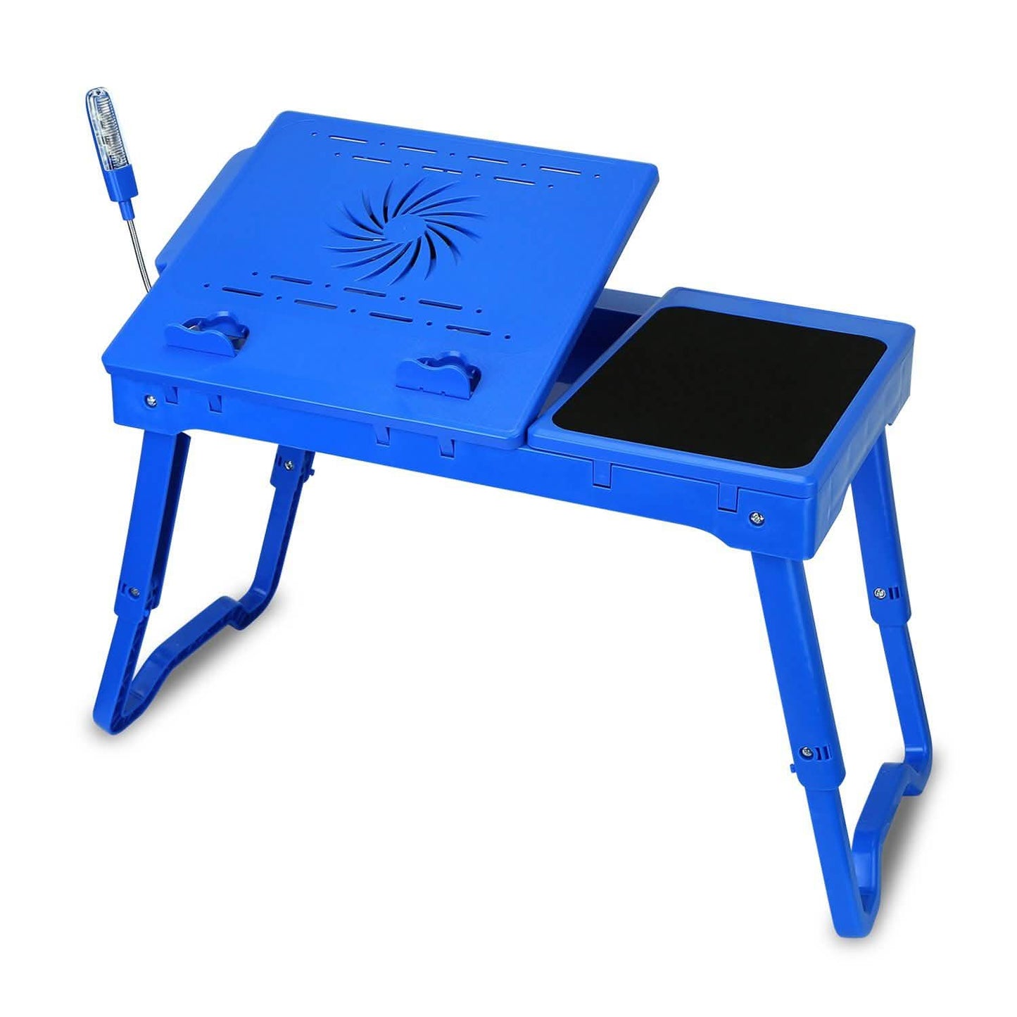 Foldable Laptop Table Bed Notebook Desk with Cooling Fan Mouse Board DailySale