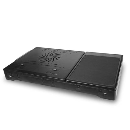 Foldable Laptop Table Bed Notebook Desk with Cooling Fan Mouse Board DailySale