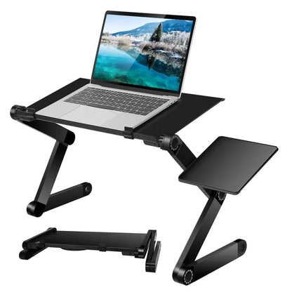 Foldable Laptop Table Bed Notebook Desk with Mouse Board DailySale