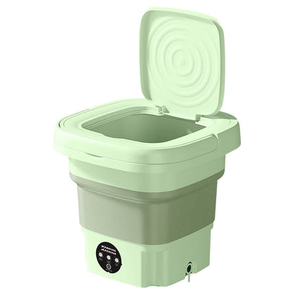 Foldable Laundry Machine with Detachable Drain Basket DailySale