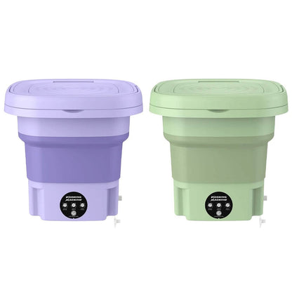 Foldable Laundry Machine with Detachable Drain Basket DailySale