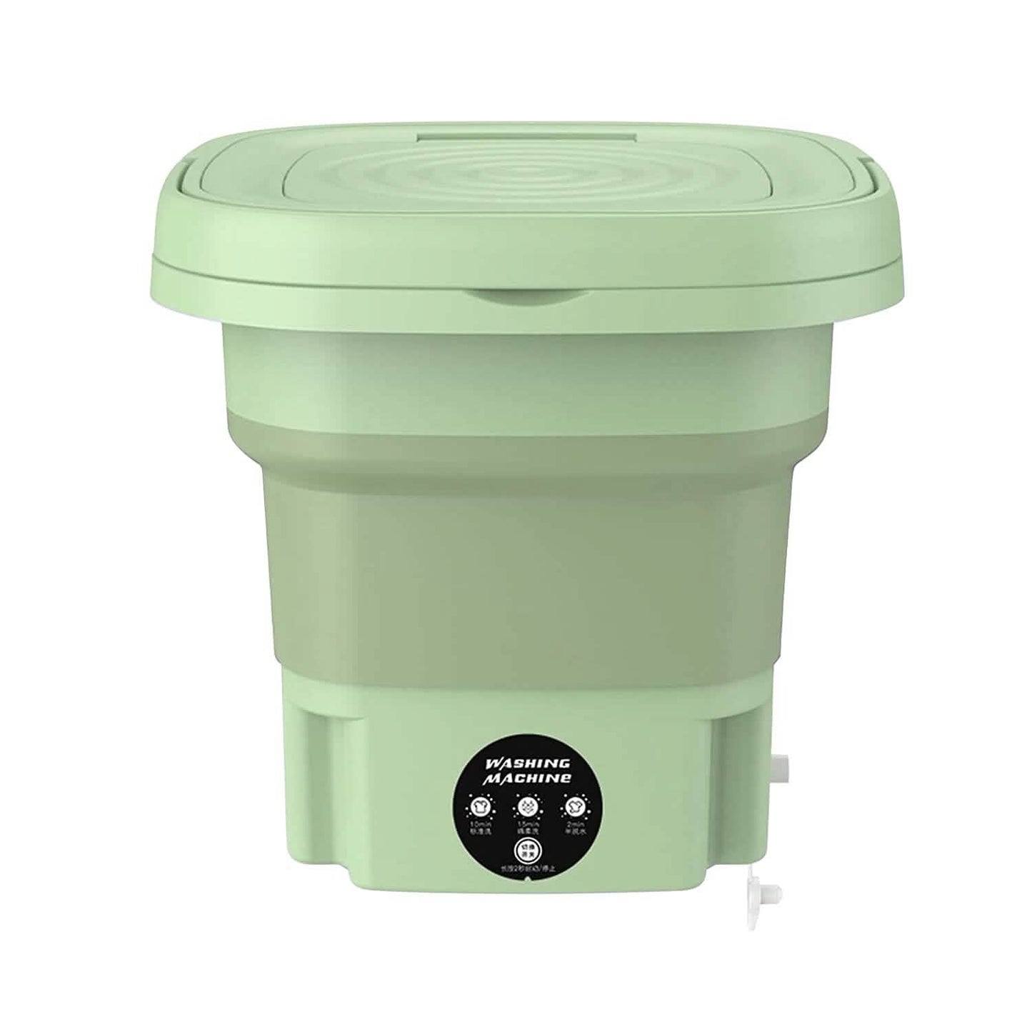 Foldable Laundry Machine with Detachable Drain Basket DailySale
