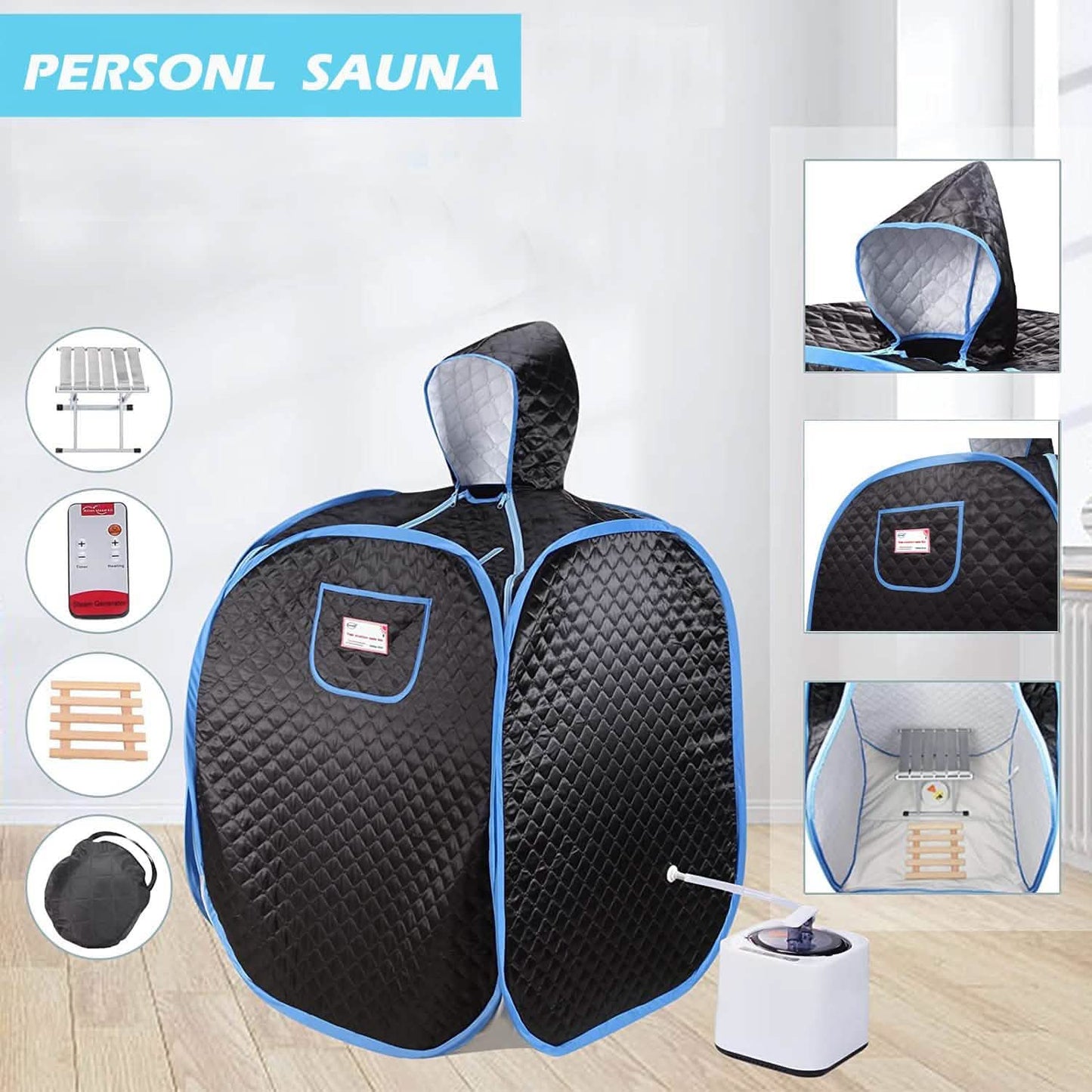 Foldable Lightweight Personal Sauna Tent for Home SPA DailySale