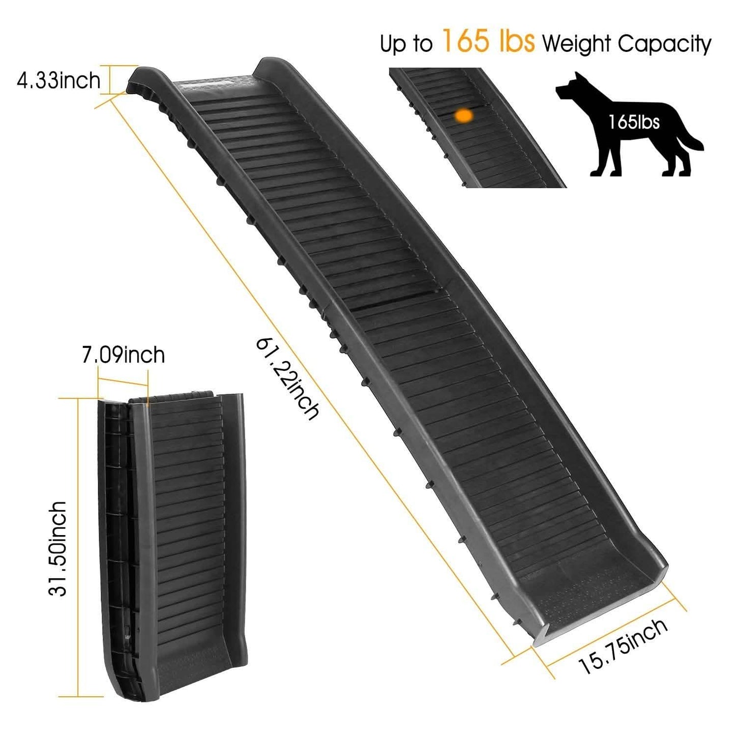 Foldable Pet Ramp Non Slip Ladder DailySale