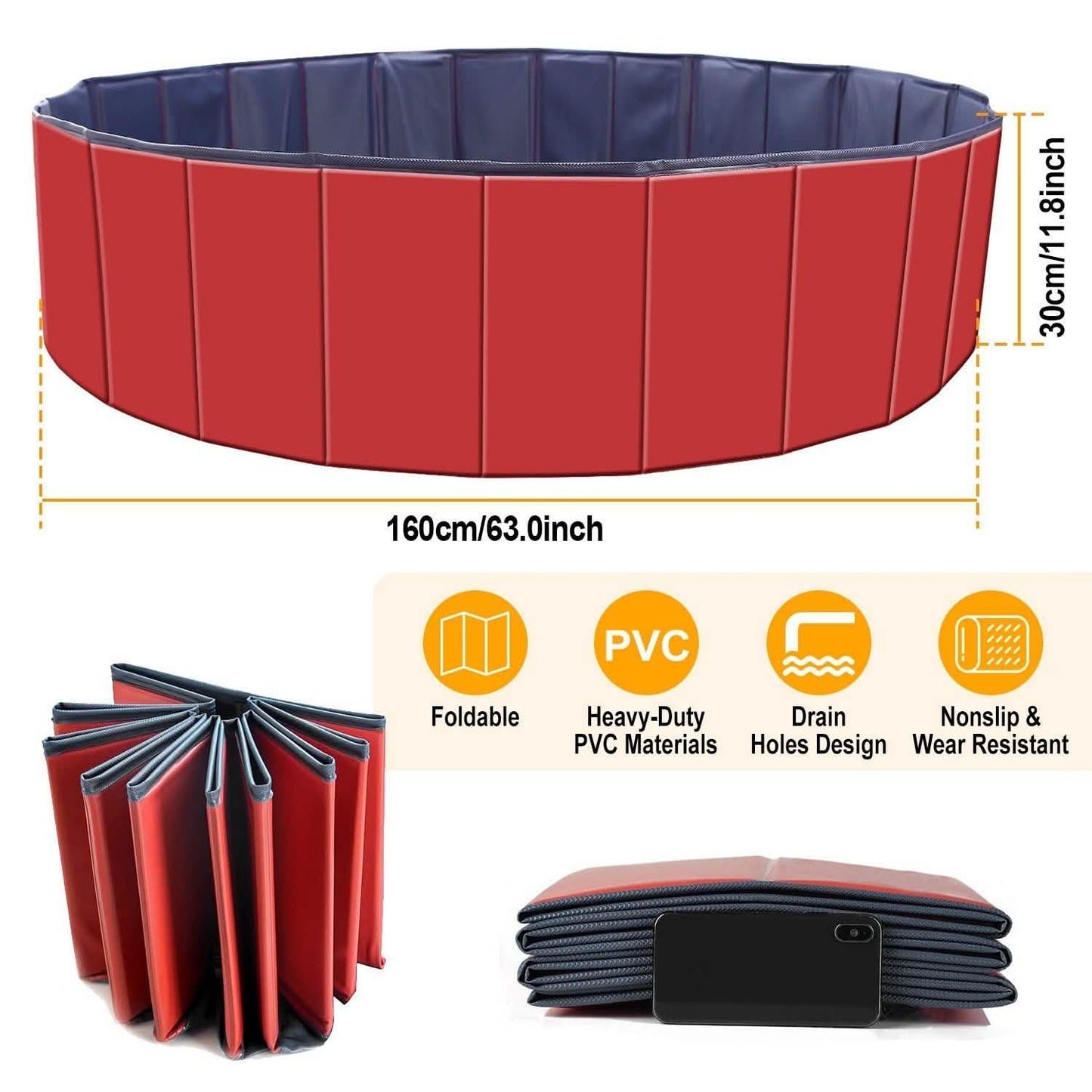 Foldable Pet Swimming Pool PVC DailySale