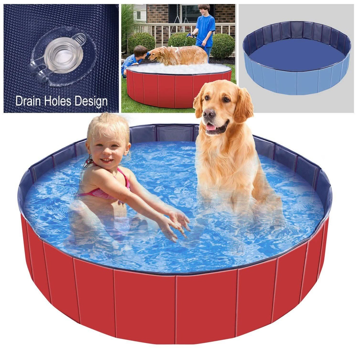 Foldable Pet Swimming Pool PVC DailySale
