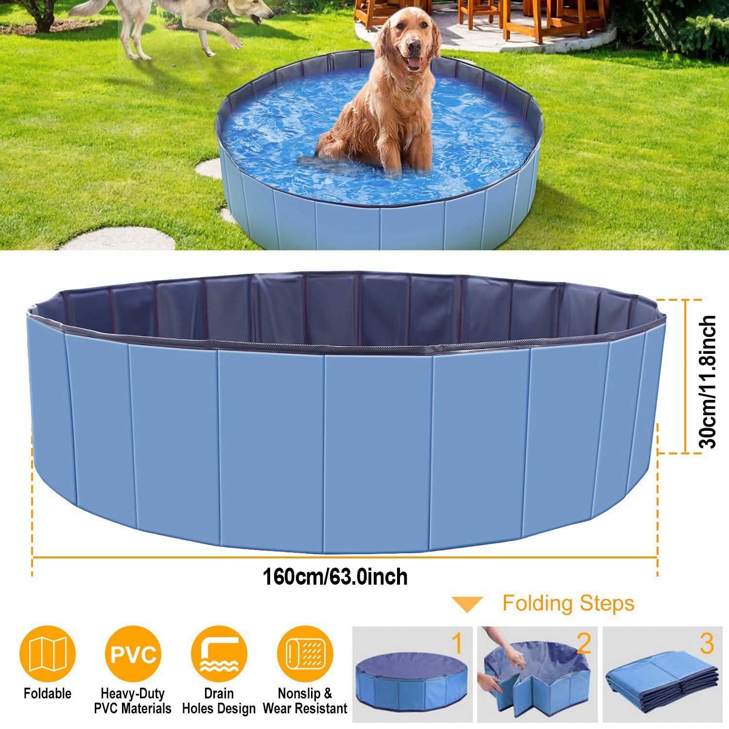 Foldable Pet Swimming Pool PVC DailySale