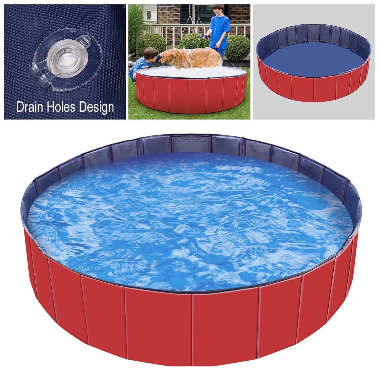 Foldable Pet Swimming Pool PVC DailySale