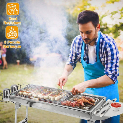 Foldable Portable Barbecue Grill DailySale