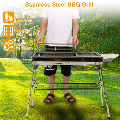 Foldable Portable Barbecue Grill DailySale