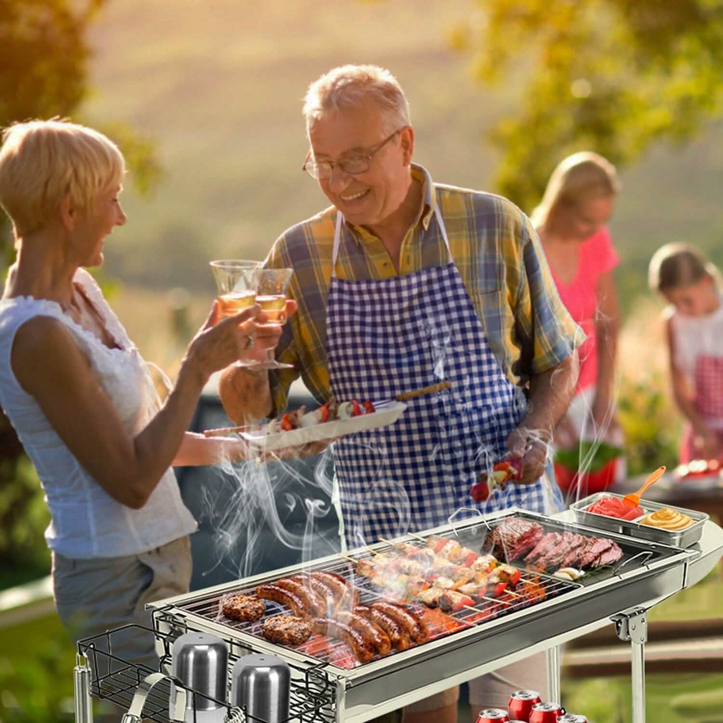 Foldable Portable Barbecue Grill DailySale