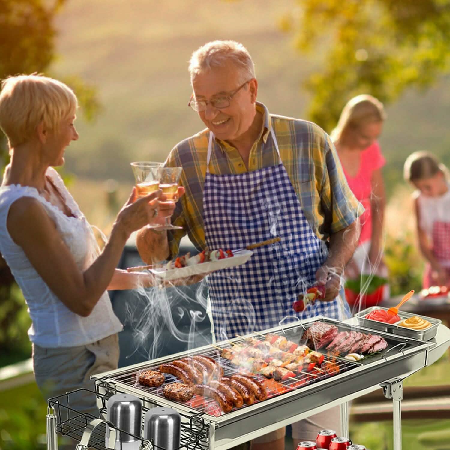 Foldable Portable Barbecue Grill DailySale