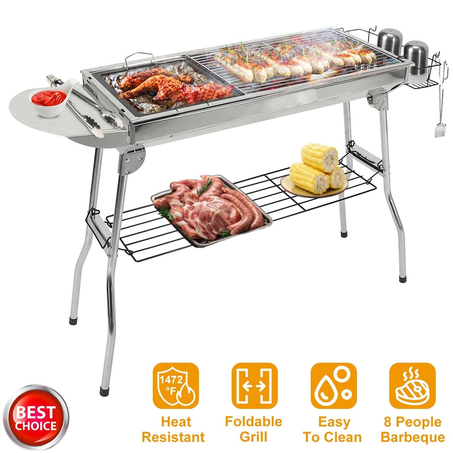 Foldable Portable Barbecue Grill DailySale