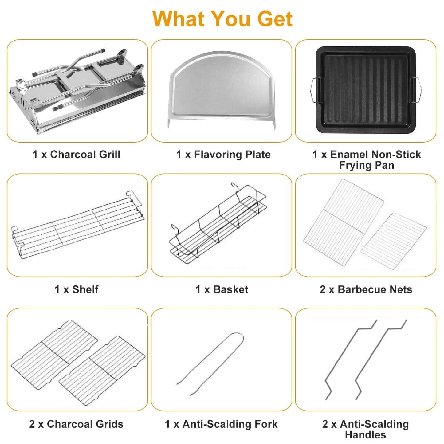 Foldable Portable Barbecue Grill DailySale