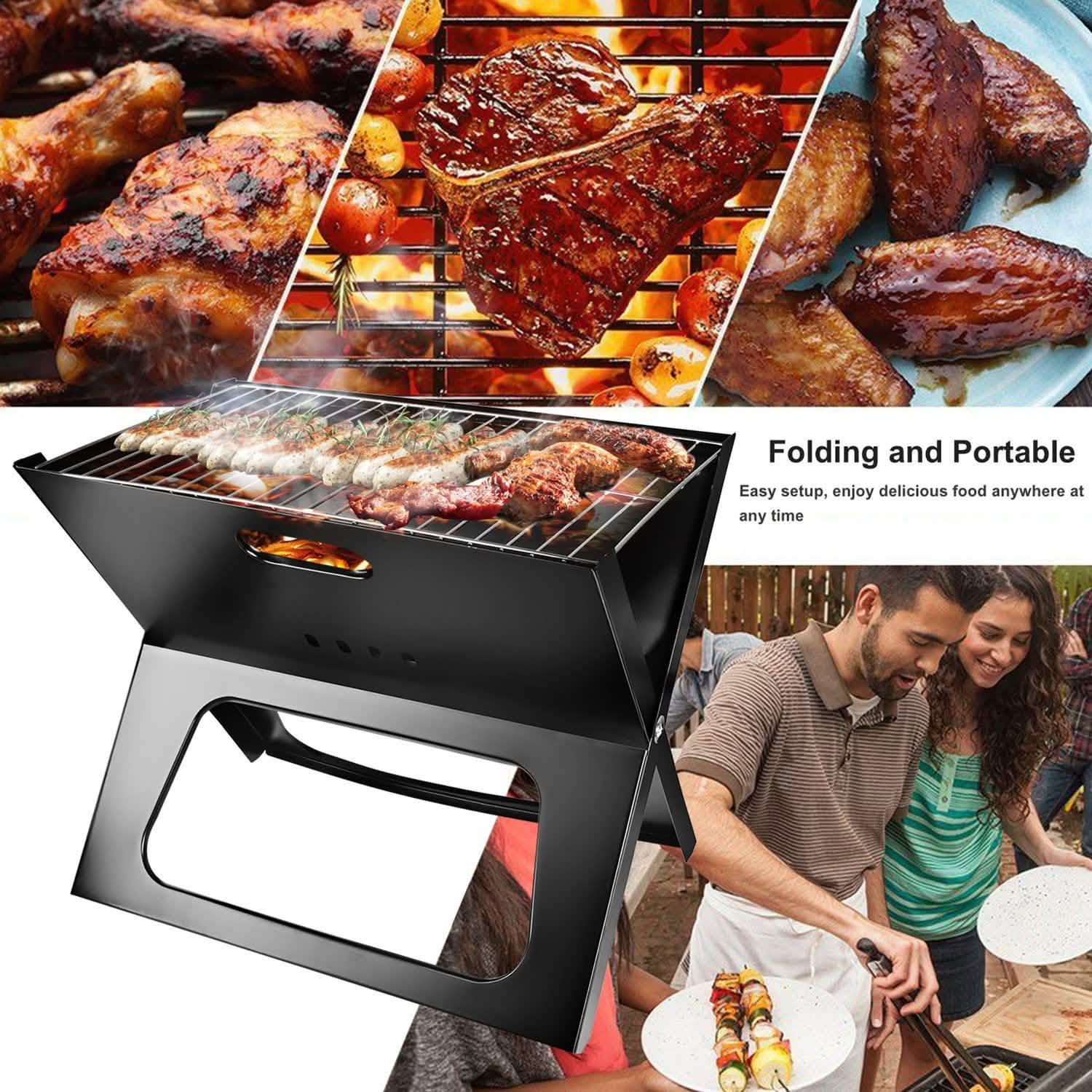 Foldable Portable BBQ Barbecue Grill DailySale
