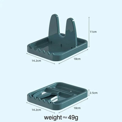 Foldable Pot Lid Rack Plastic Spoon Holder Stand Kitchen Supplies Organizer DailySale