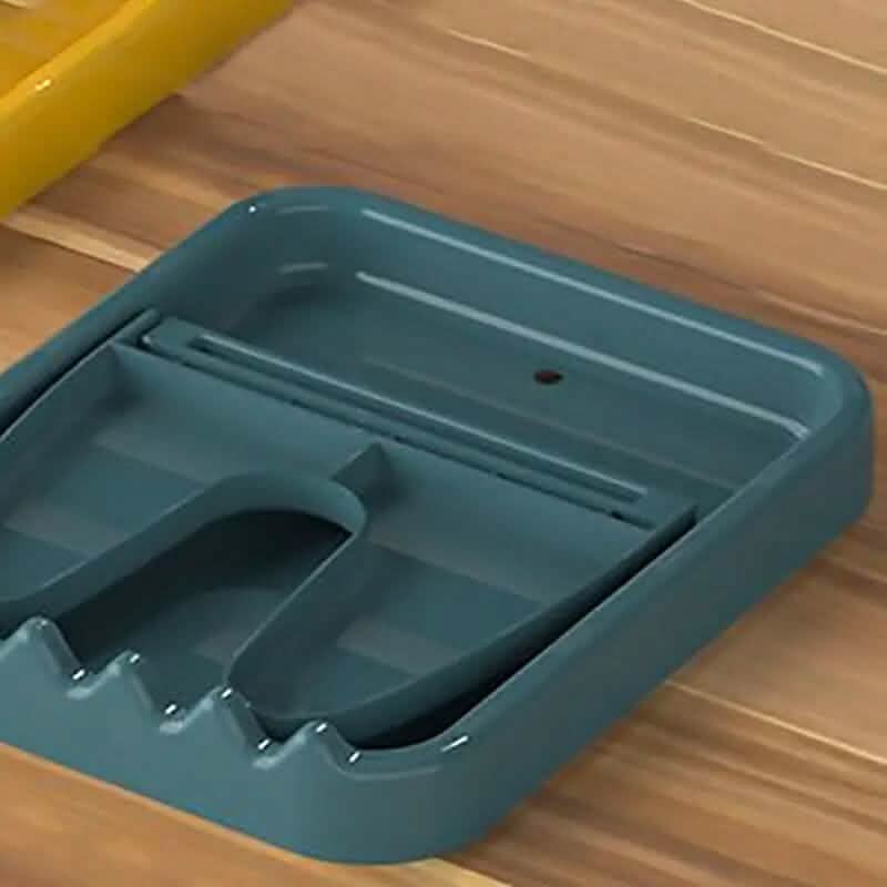 Foldable Pot Lid Rack Plastic Spoon Holder Stand Kitchen Supplies Organizer DailySale