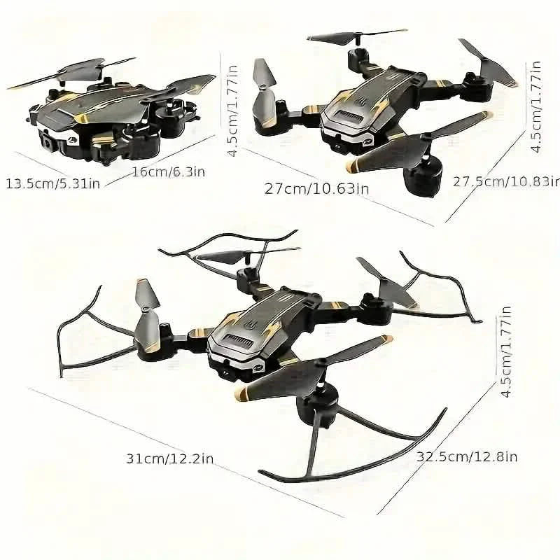 Foldable Quadcopter Mini Drone With Dual Cameras DailySale