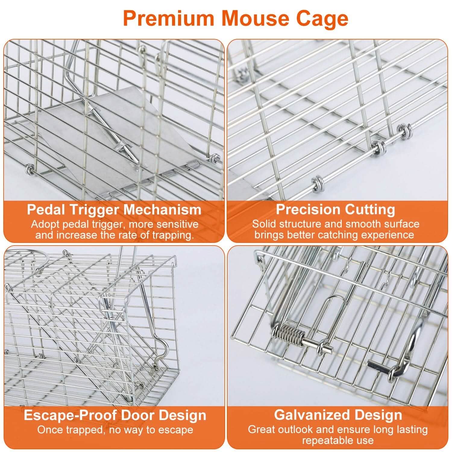 Foldable Rat Trap Cage Humane Live Rodent Trap Cage DailySale