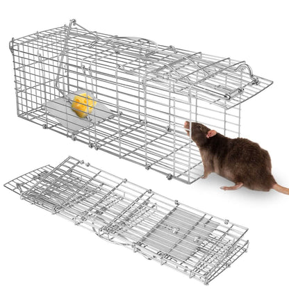 Foldable Rat Trap Cage Humane Live Rodent Trap Cage DailySale