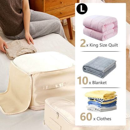 Foldable Storage Bag with Dual Zippers DailySale