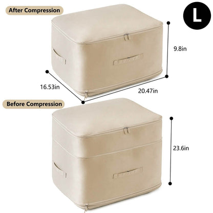Foldable Storage Bag with Dual Zippers DailySale
