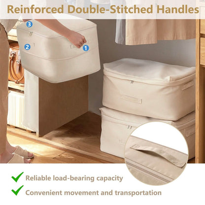 Foldable Storage Bag with Dual Zippers DailySale