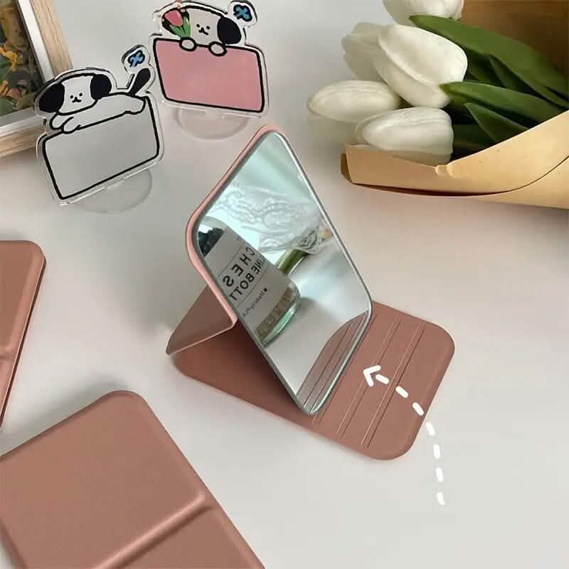 Foldable Travel Mini Makeup Mirror DailySale