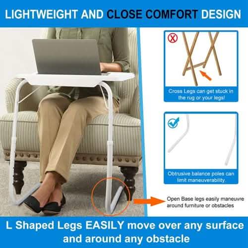 Foldable Tray Table Portable Sofa DailySale