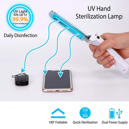 Foldable UV Sanitizer Light Sterilizer Wand DailySale