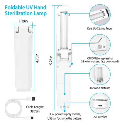 Foldable UV Sanitizer Light Sterilizer Wand DailySale