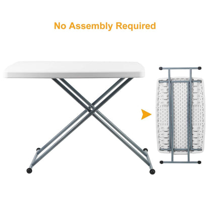 Folding Height Adjustable Snack Table DailySale
