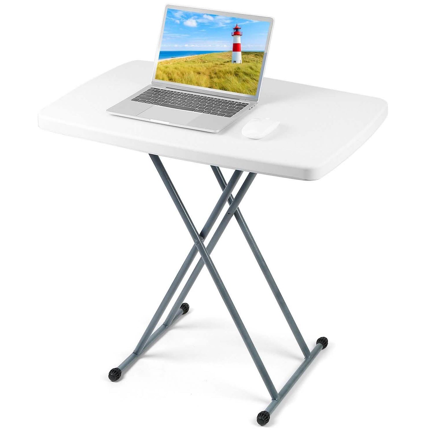 Folding Height Adjustable Snack Table DailySale