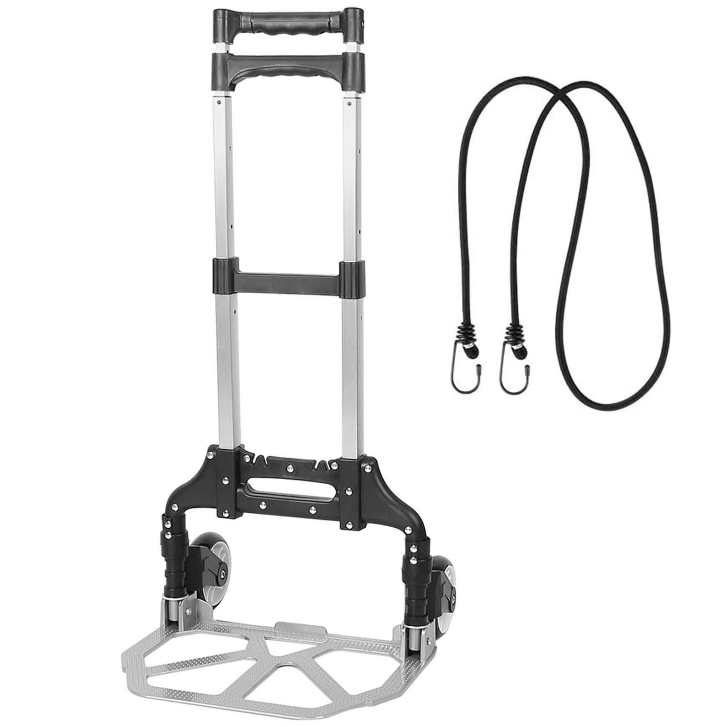 Folding Luggage Cart With Elastic Rope DailySale