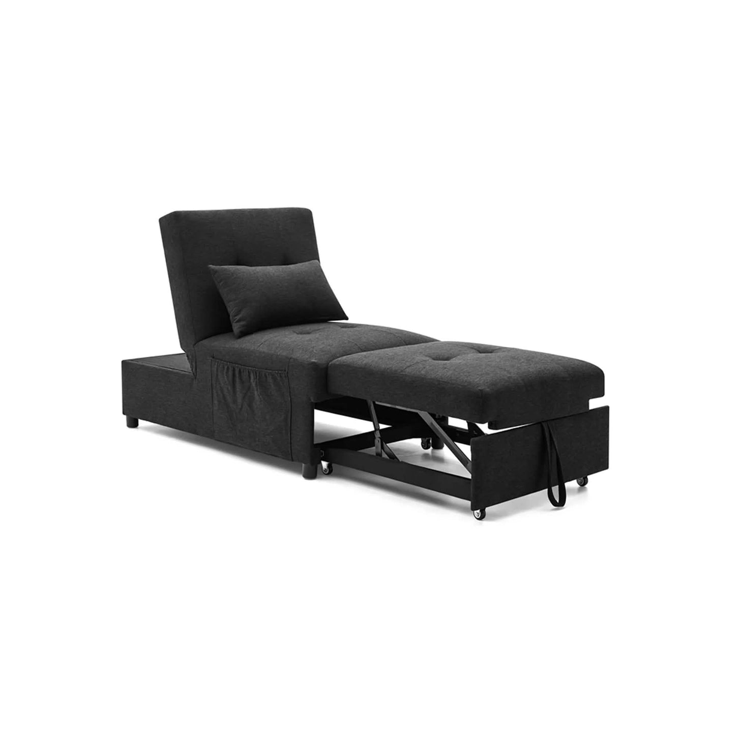 Folding Ottoman Sofa Bed Convertible Upholstered Daybed DailySale