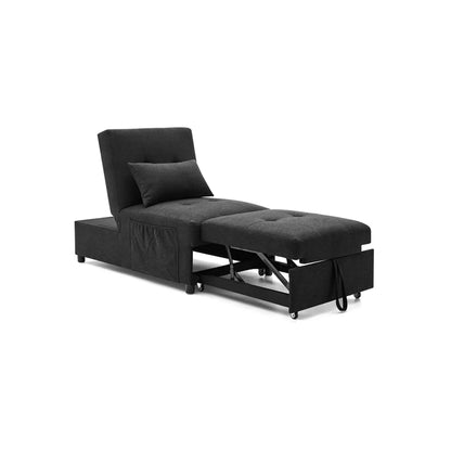 Folding Ottoman Sofa Bed Convertible Upholstered Daybed DailySale