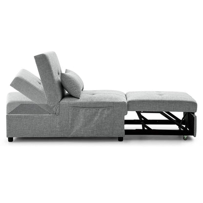 Folding Ottoman Sofa Bed Convertible Upholstered Daybed DailySale