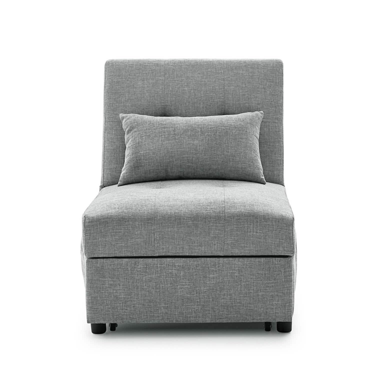 Folding Ottoman Sofa Bed Convertible Upholstered Daybed DailySale
