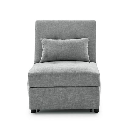 Folding Ottoman Sofa Bed Convertible Upholstered Daybed DailySale