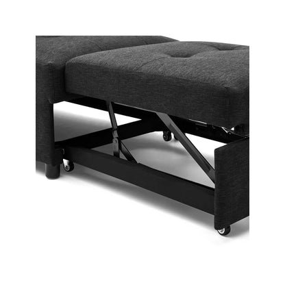 Folding Ottoman Sofa Bed Convertible Upholstered Daybed DailySale